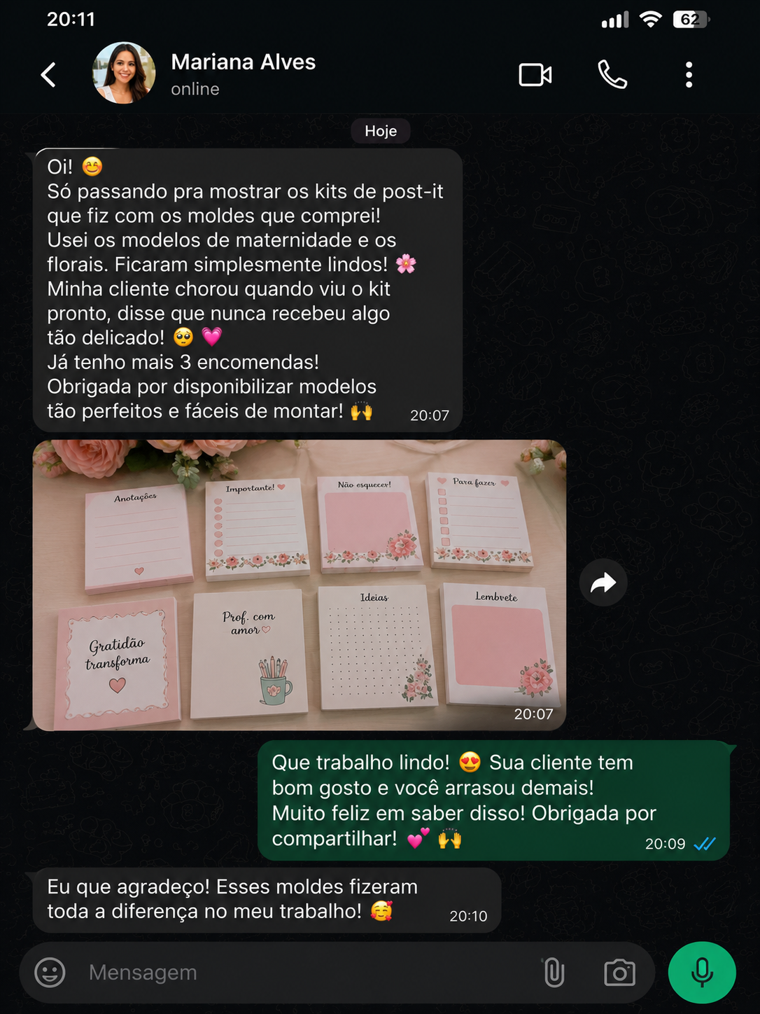 Depoimento de cliente