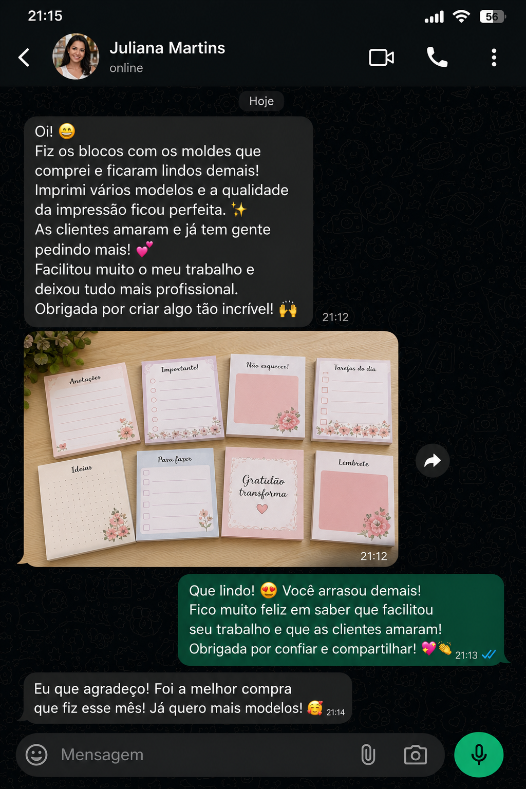Depoimento de cliente