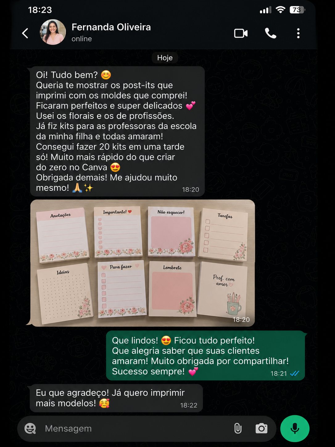 Depoimento de cliente